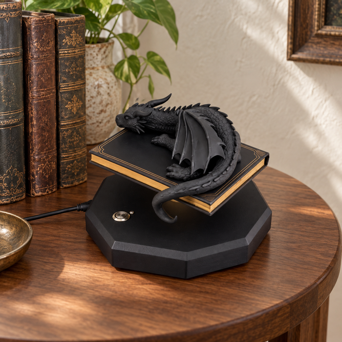 Levitating Dragon Book Display
