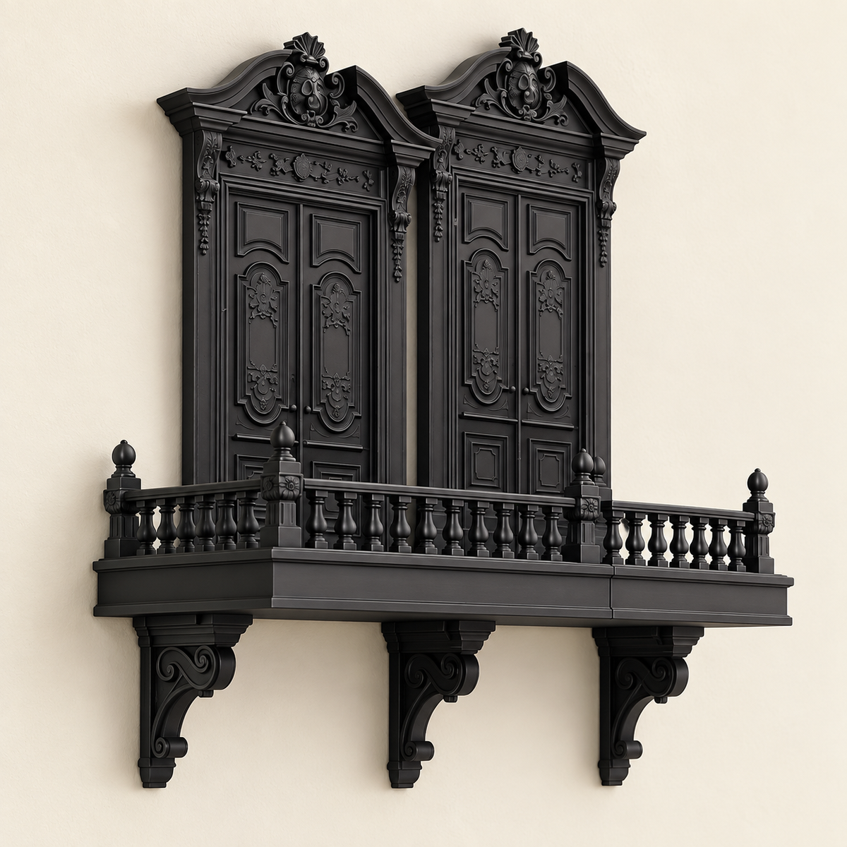 Gothic Arch Wall Shelf