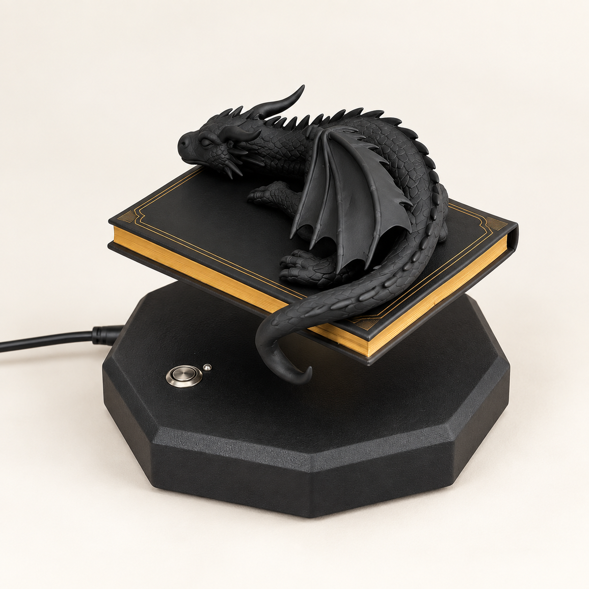 Levitating Dragon Book Display